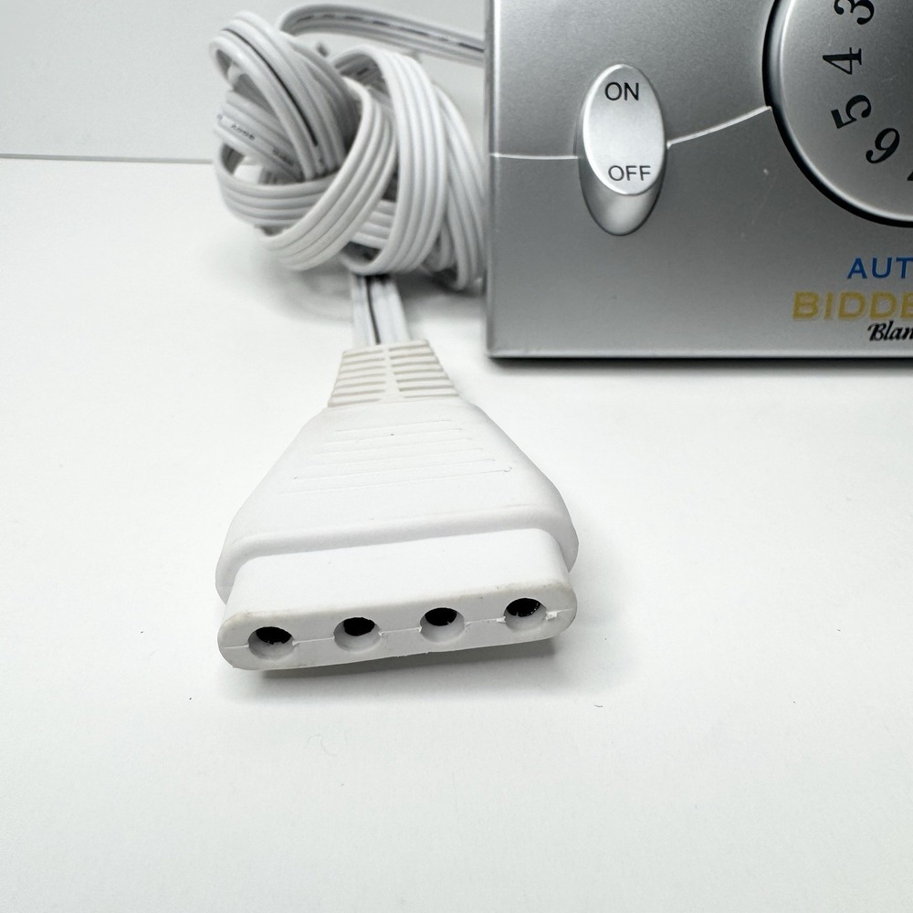 Biddeford Auto Off Electric Blanket Replacement Controller TC11BA 4-Pong Silver - Picture 3 of 11